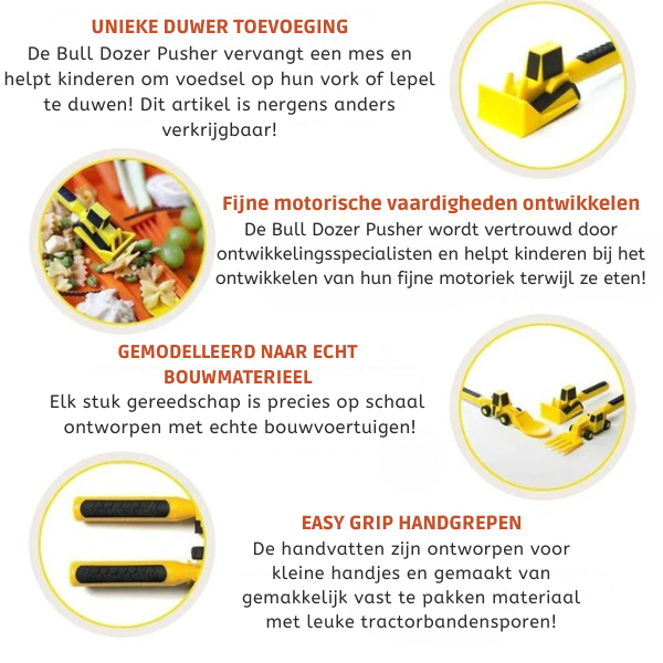 Construction Plate Set Interactive Bulldozer Design for Kids - Product detail 6