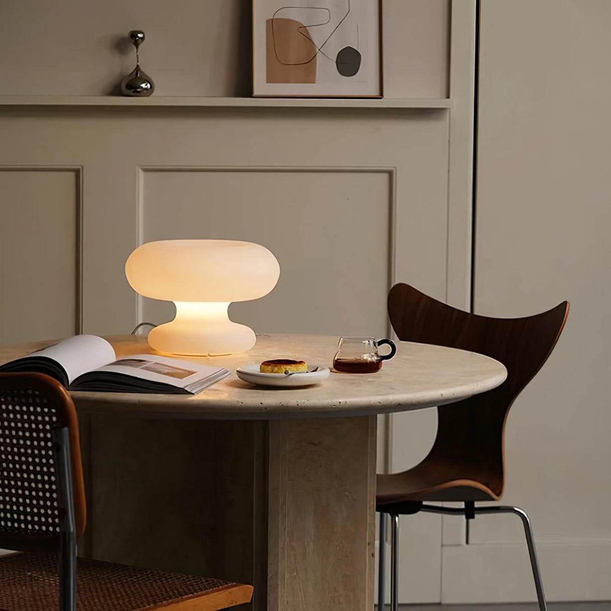 Modern LED Table Lamp Ring Shape Design With Soft Glow - Product detail 10
