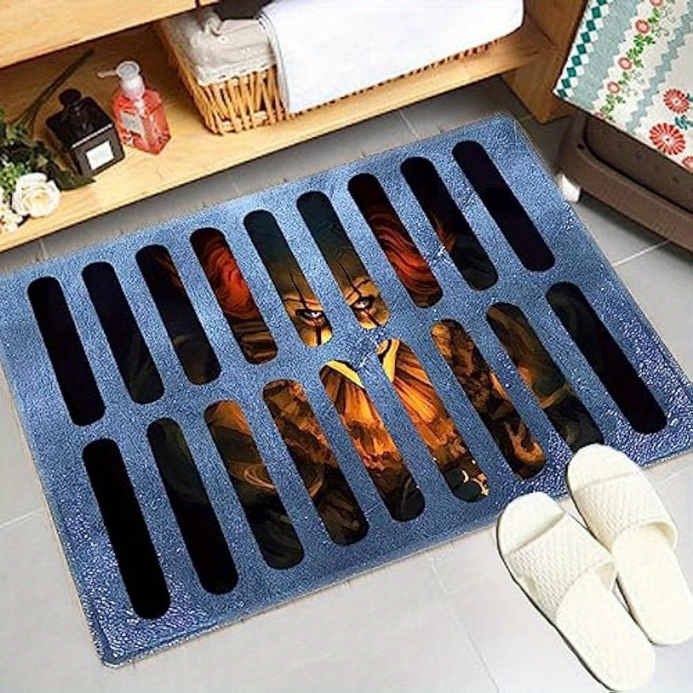 Halloween Clown Doormat  3D Sewer Grate Design - Product detail 4