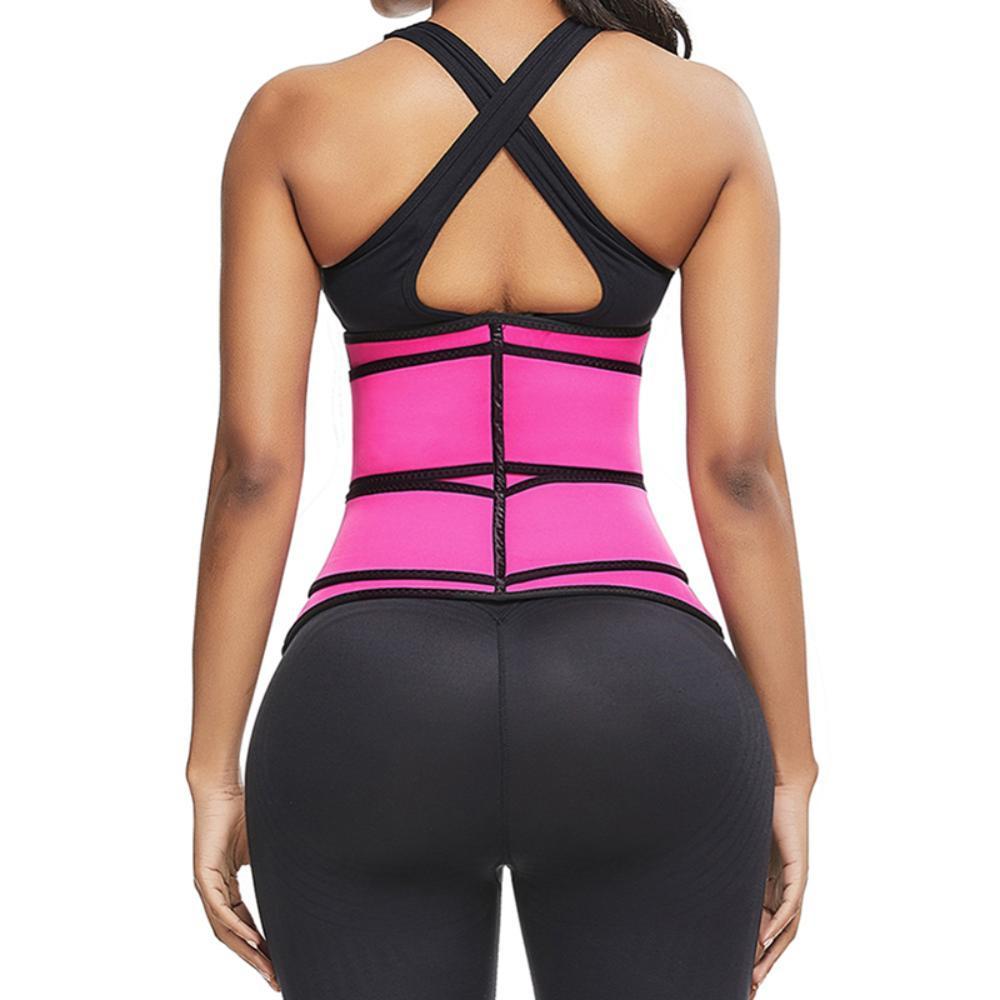 Double Compression Waist Trainer High-Support Neoprene Design - Detailed view