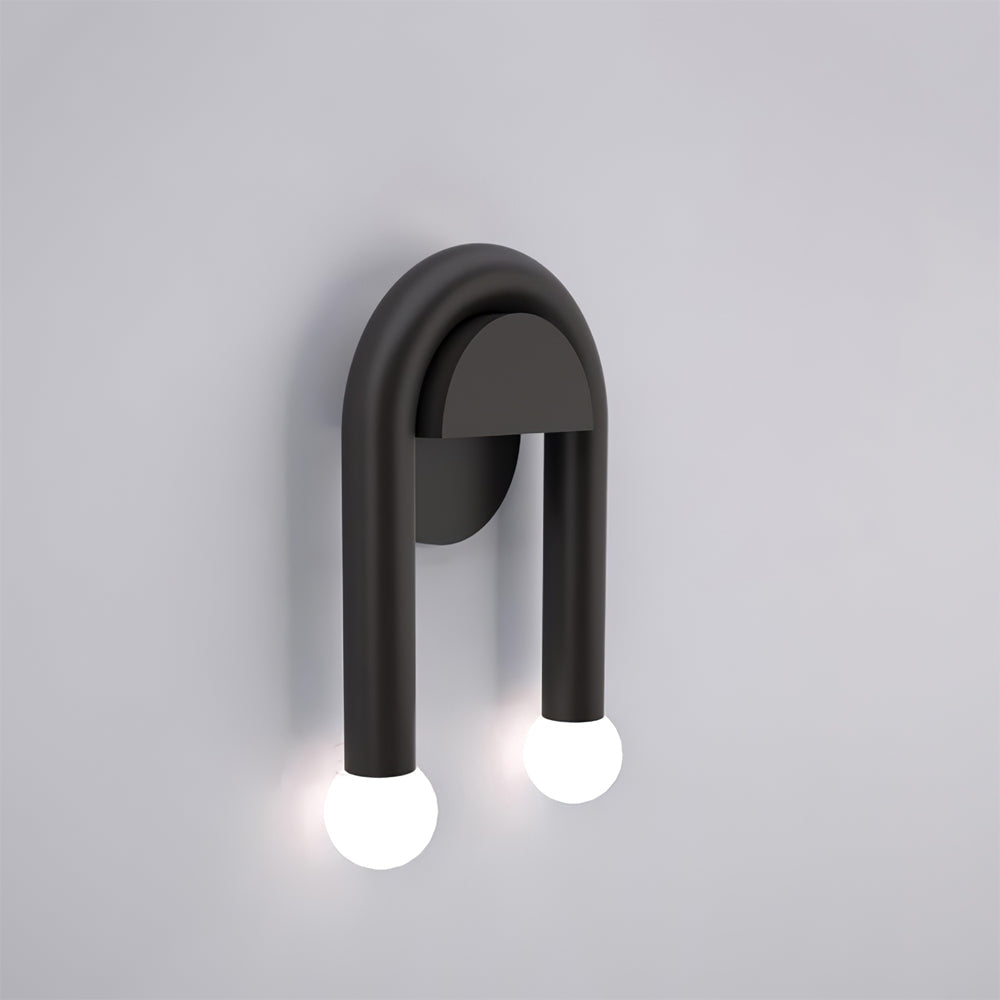 Modern U-Shaped Wall Lamp  Dual Globe LED Design - Product detail 14