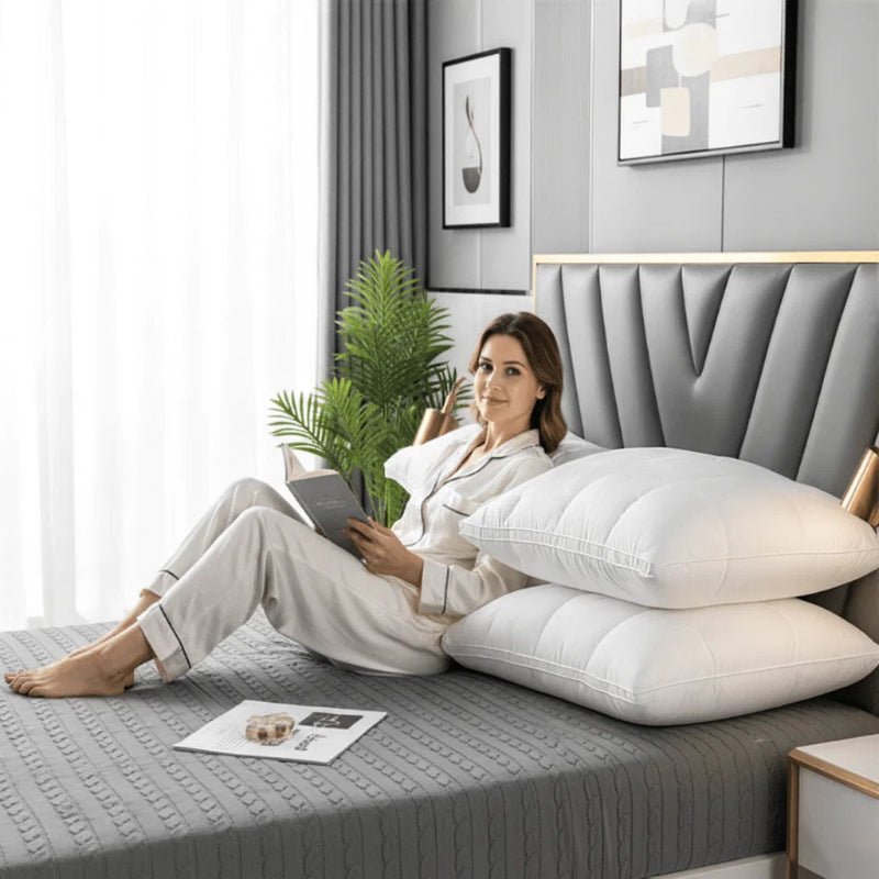 Goose Down Pillow Soft Adaptive Support for Restful Sleep - Detailed view