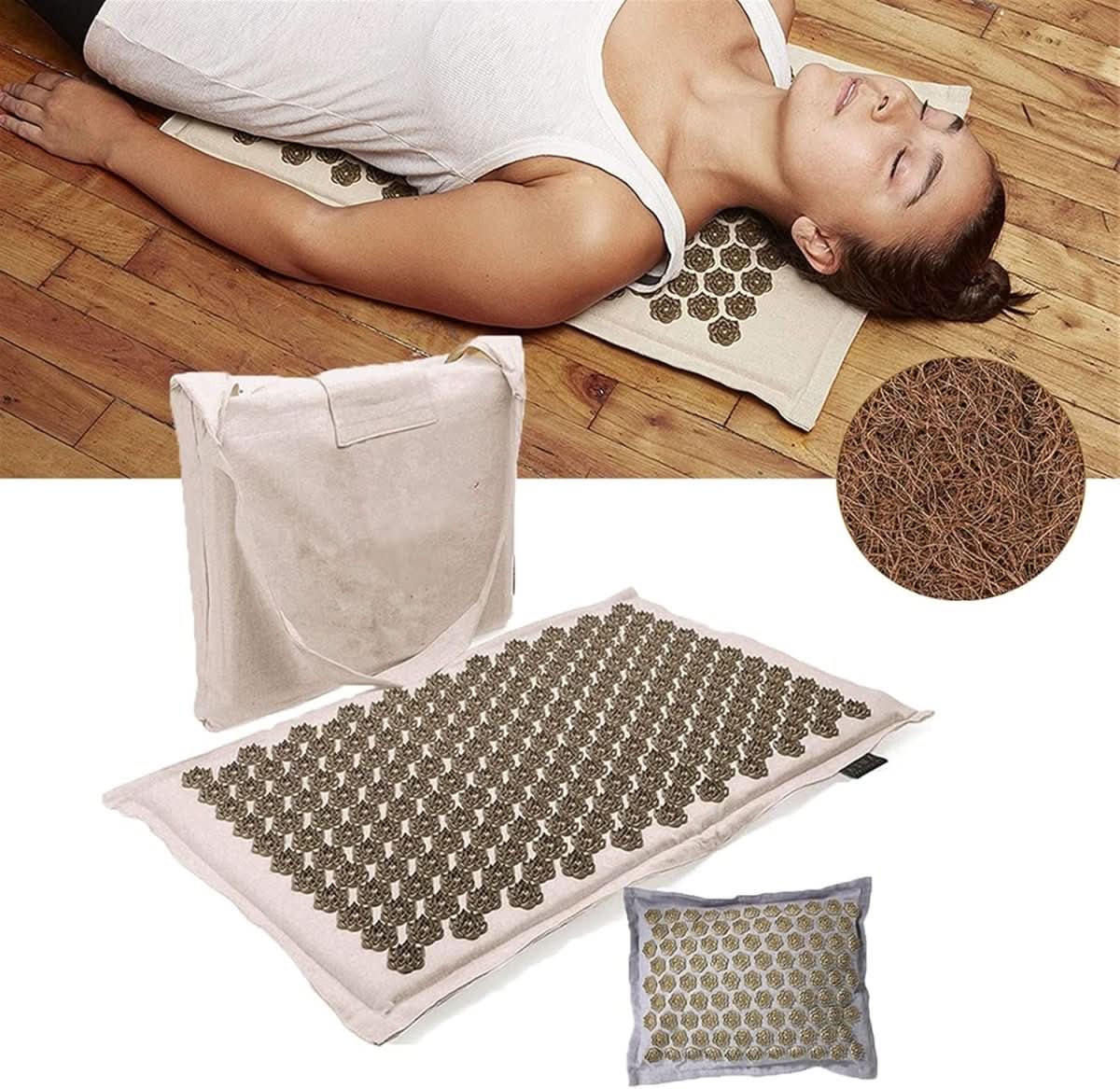 Acupressure Mat Set Eco-Friendly Pain Relief with Pillow and Carry Bag - Product detail 6