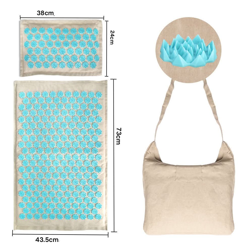 Acupressure Mat Set Eco-Friendly Pain Relief with Pillow and Carry Bag - Product detail 8