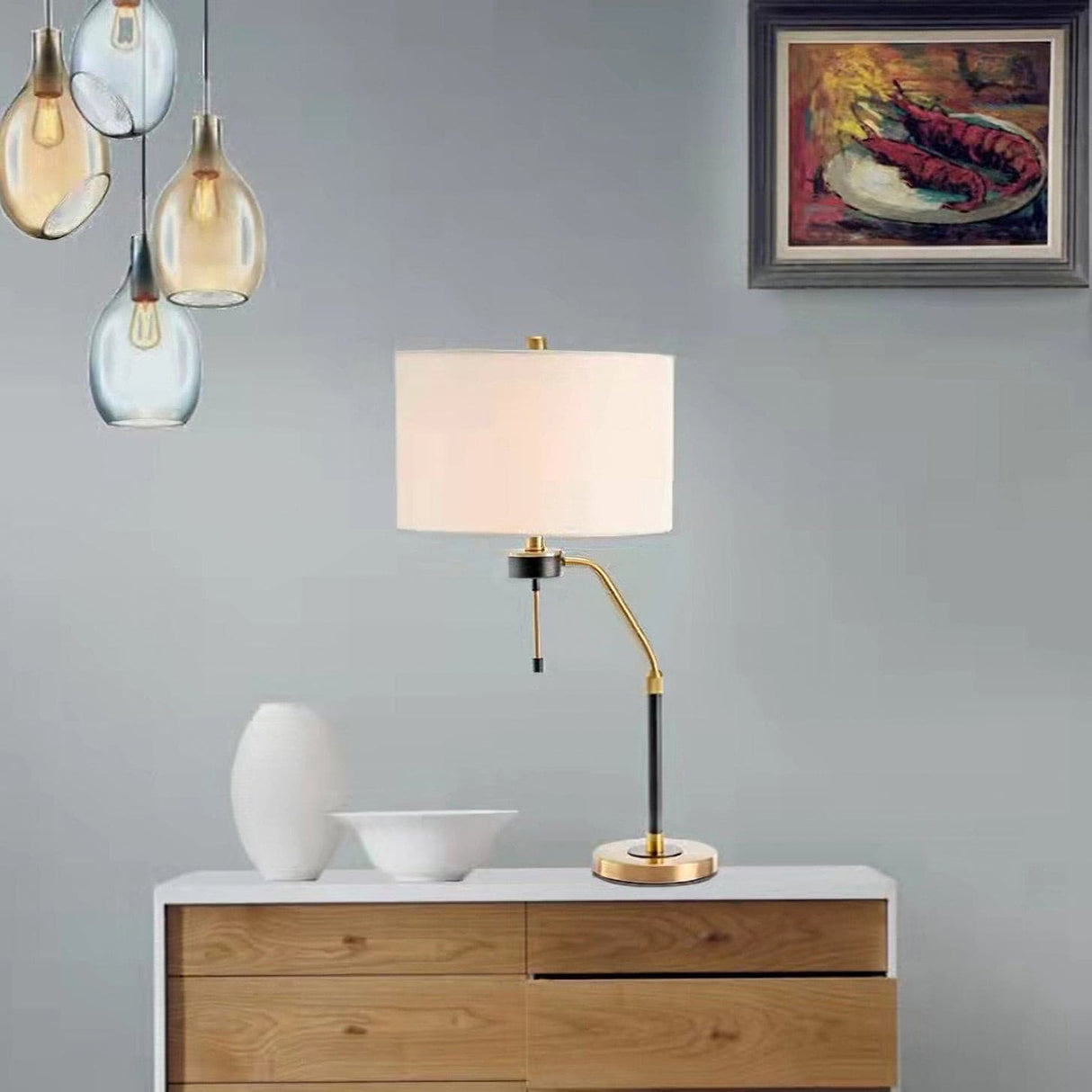 Modern Table Lamp Adjustable Brass Metal Design - Product detail 15