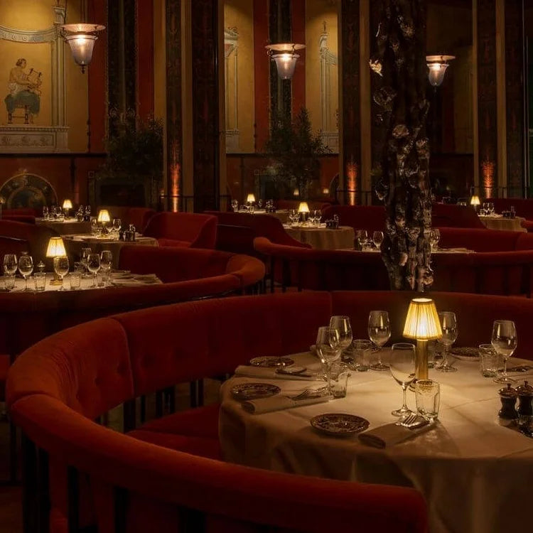 Modern Brass Table Lamp Vintage Style LED Lighting - Product detail 8