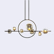 Modern LED Ceiling Chandelier  Floating Glass Spheres Design - Product detail 6