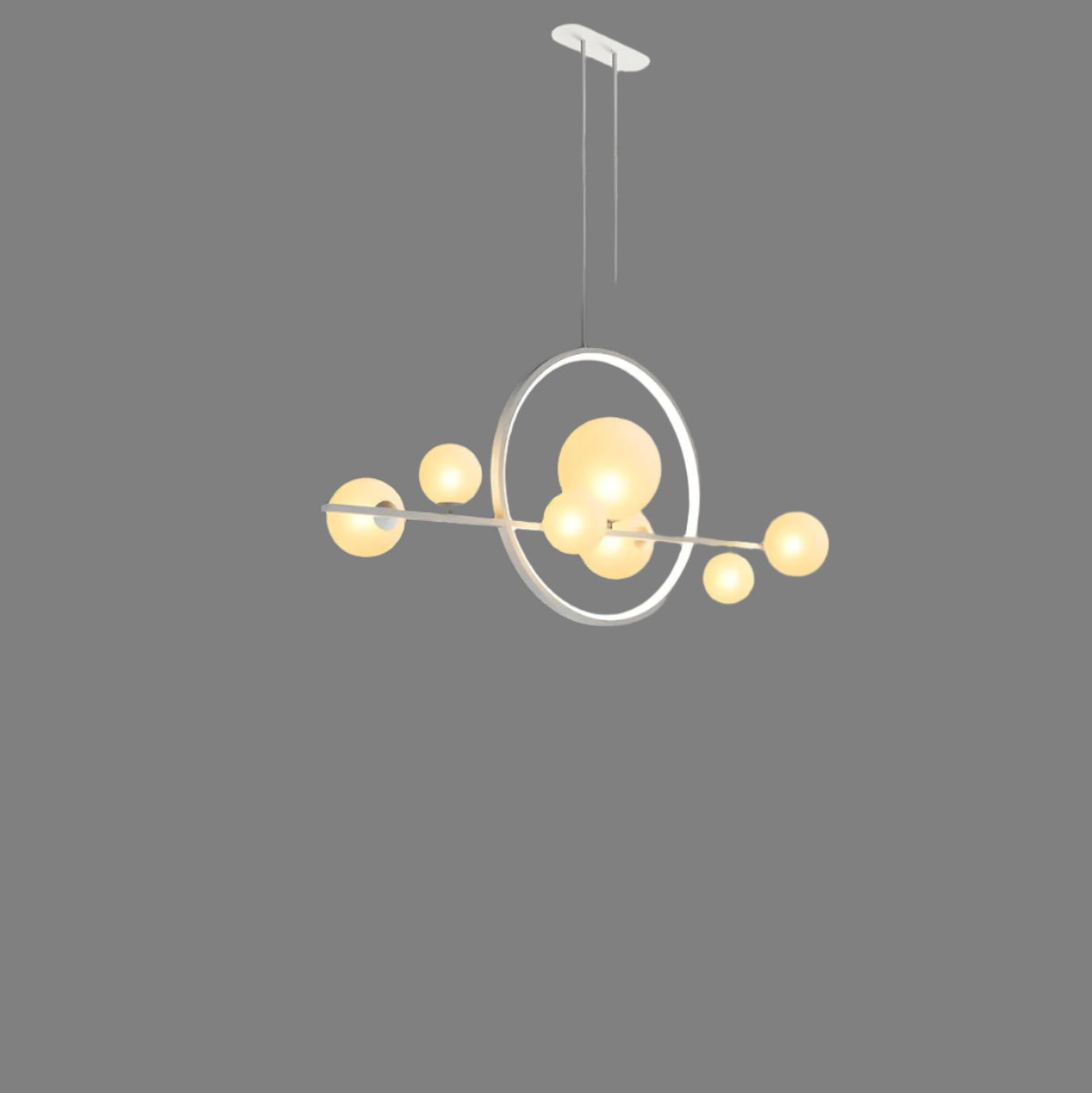 Modern LED Ceiling Chandelier  Floating Glass Spheres Design - Product detail 8
