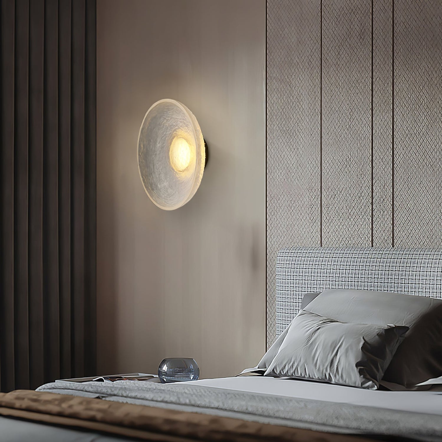 Modern LED Wall Lamp  Textured Resin Design - Product detail 8
