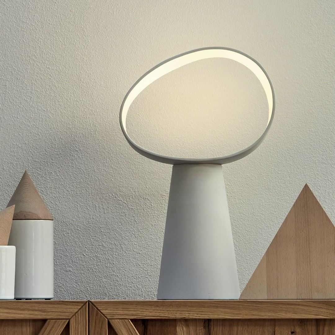 Modern Table Lamp  Sculptural Elliptical Design - Product example