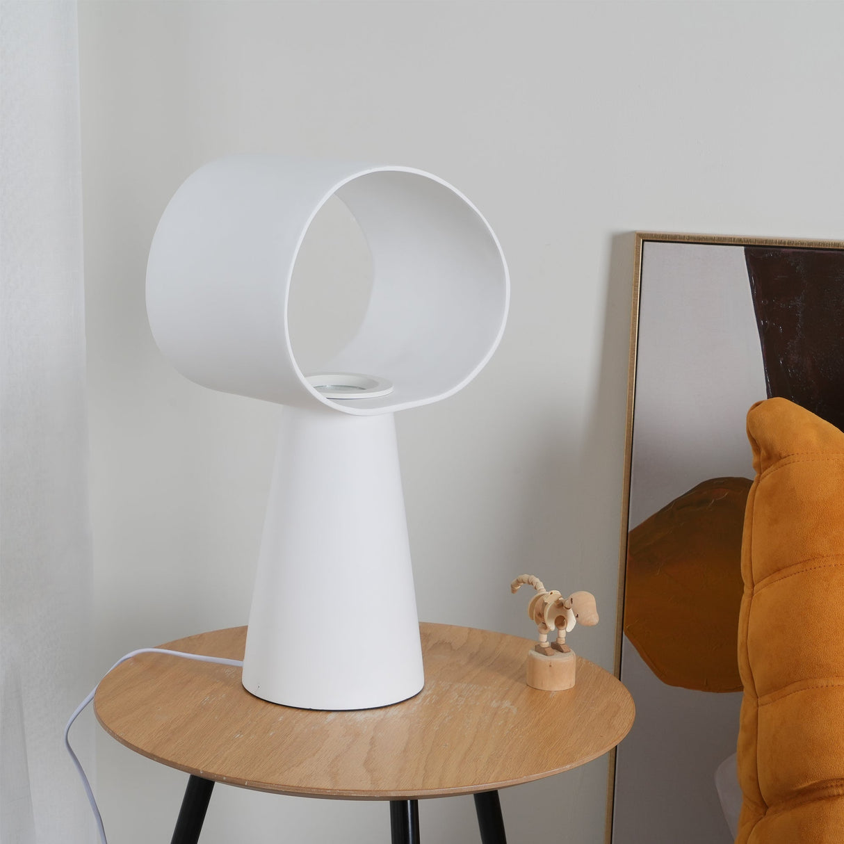 Modern Table Lamp  Sculptural Elliptical Design - Product detail 12