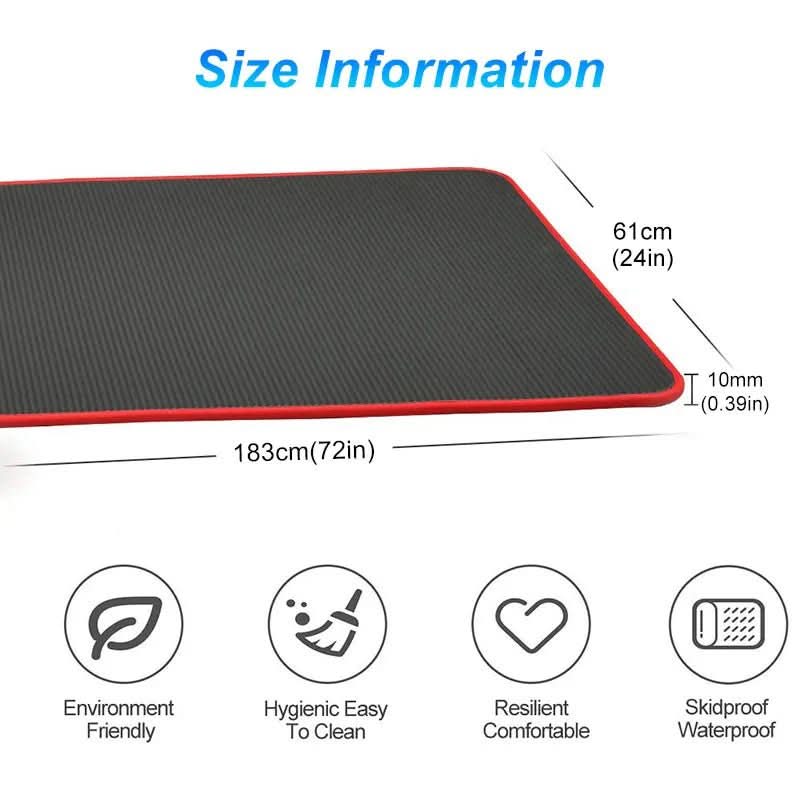 Premium Yoga Mat Extra Thick Anti-Slip Eco-Friendly Design - Product detail 4