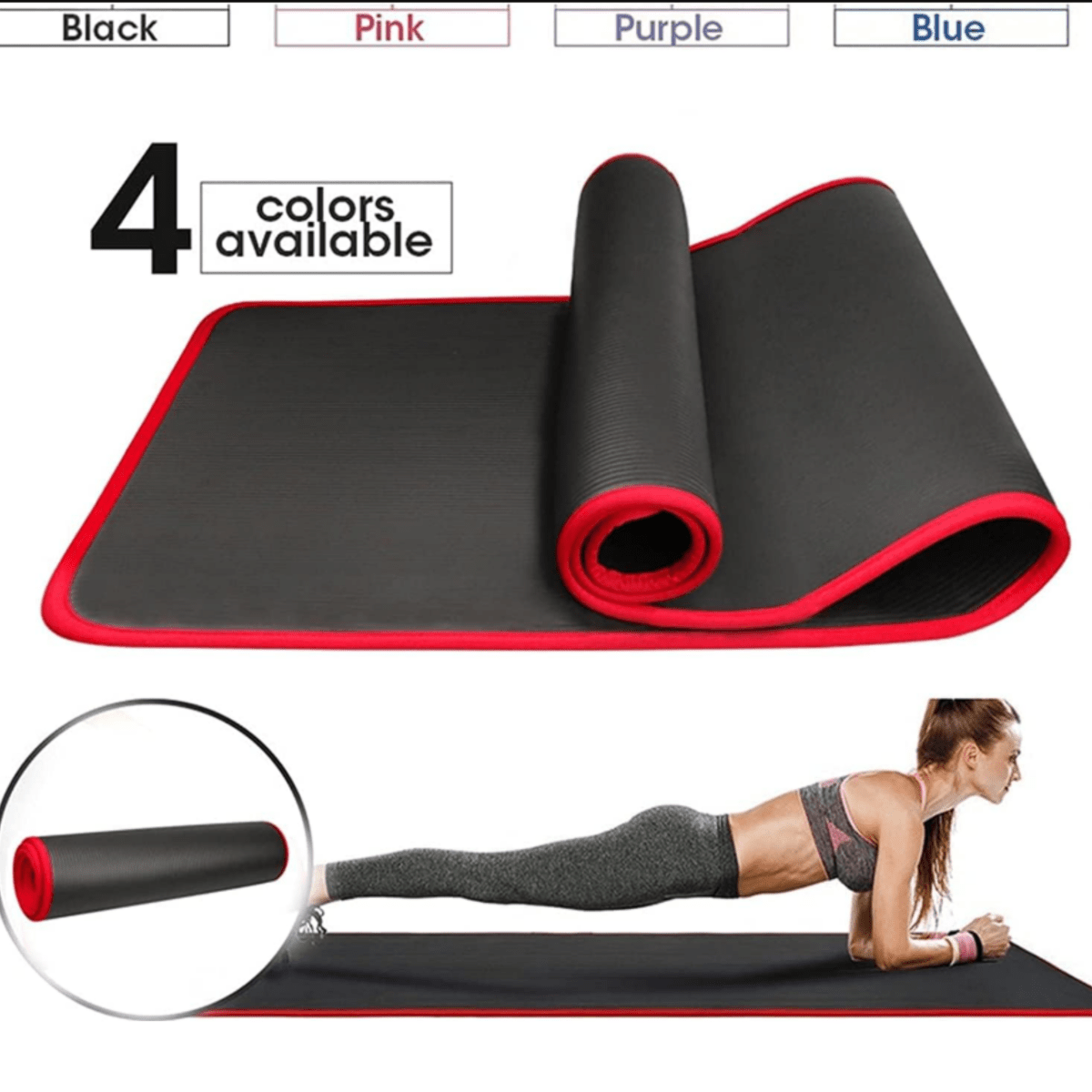 Premium Yoga Mat Extra Thick Anti-Slip Eco-Friendly Design - Product detail 5