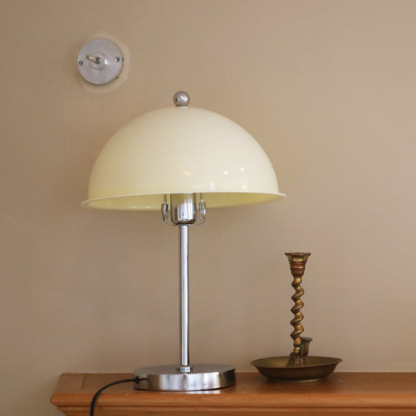 Modern Table Lamp  Aqua Dome Shade With Chrome Base - Product detail 30