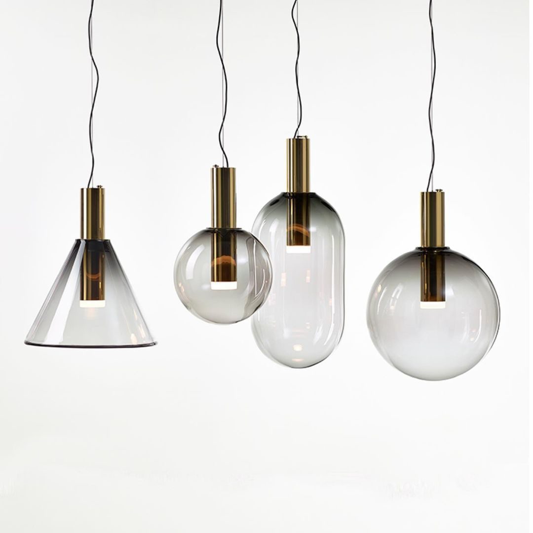 Modern Glass Pendant Light Gradient Color Collection - Product detail 30