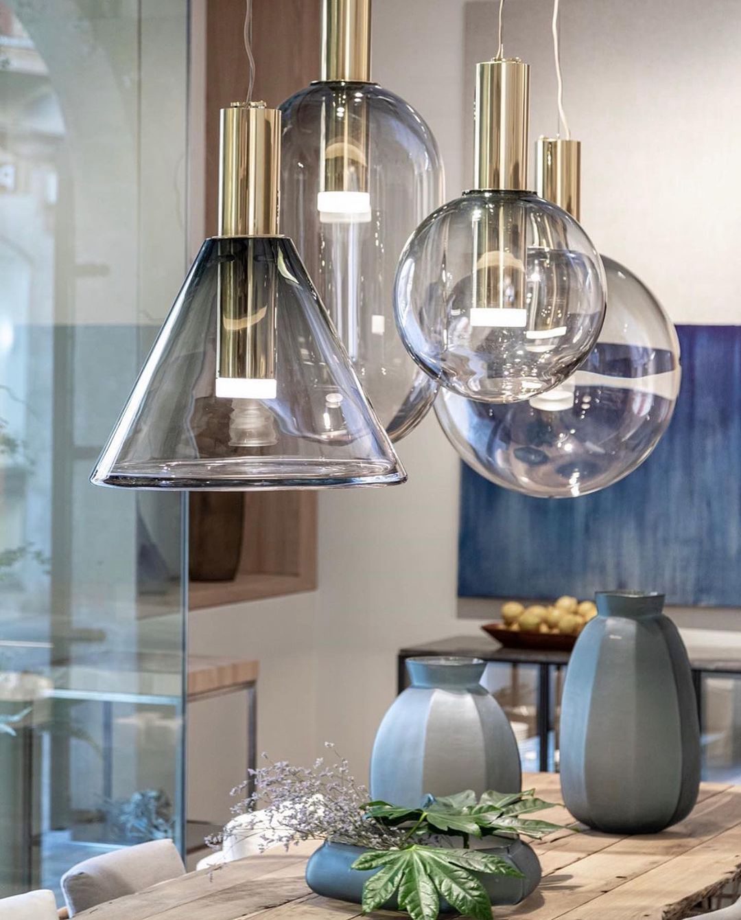 Modern Glass Pendant Light Gradient Color Collection - Product detail 16