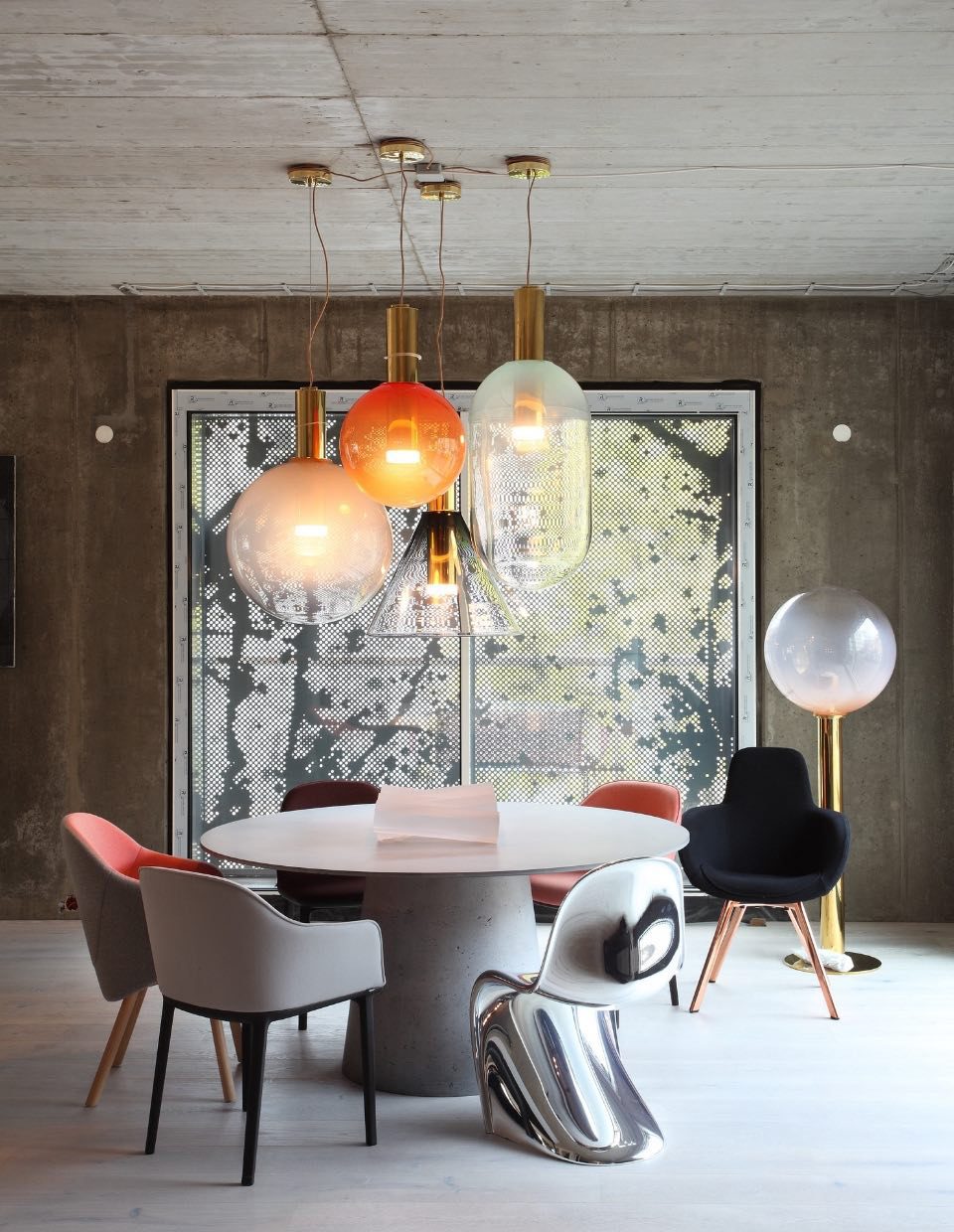 Modern Glass Pendant Light Gradient Color Collection - Product detail 26
