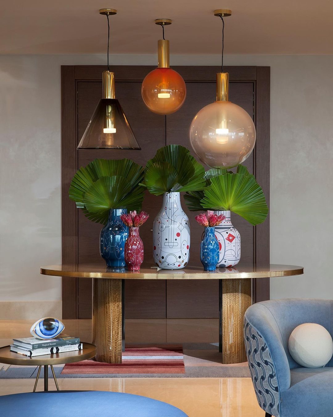 Modern Glass Pendant Light Gradient Color Collection - Product detail 17