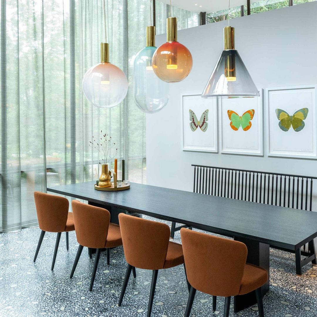 Modern Glass Pendant Light Gradient Color Collection - Product detail 4