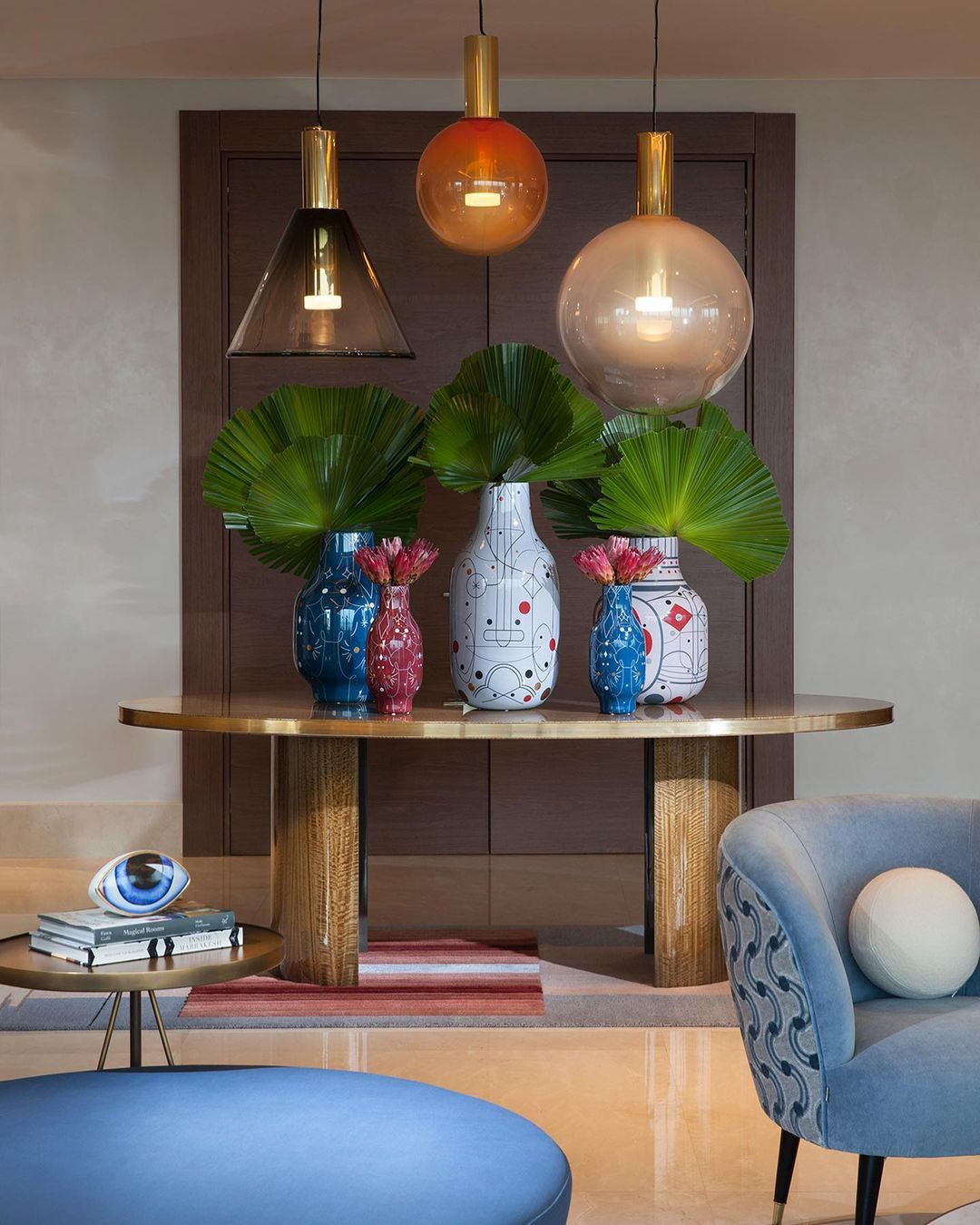 Modern Glass Pendant Light Gradient Color Collection - Product detail 23