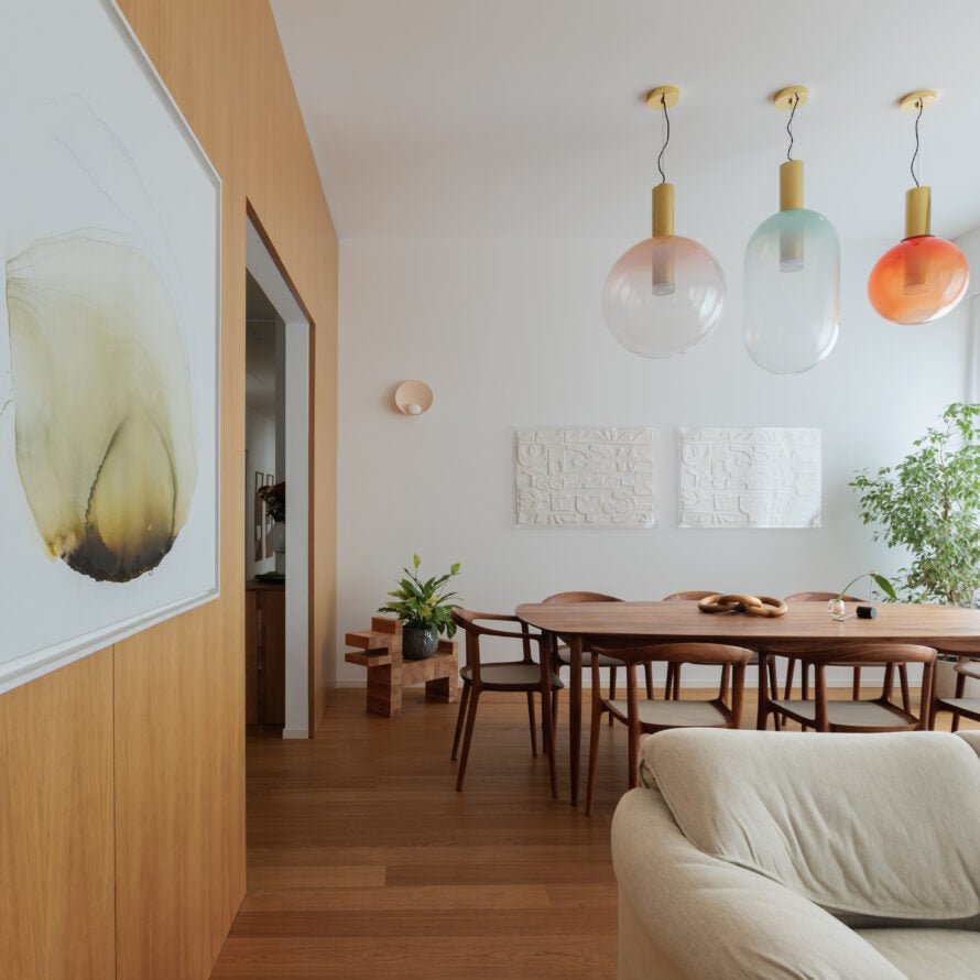 Modern Glass Pendant Light Gradient Color Collection - Product detail 8