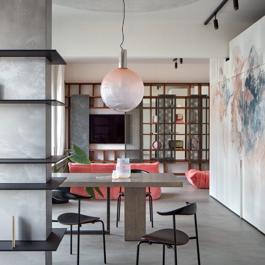 Modern Glass Pendant Light Gradient Color Collection - Product detail 10