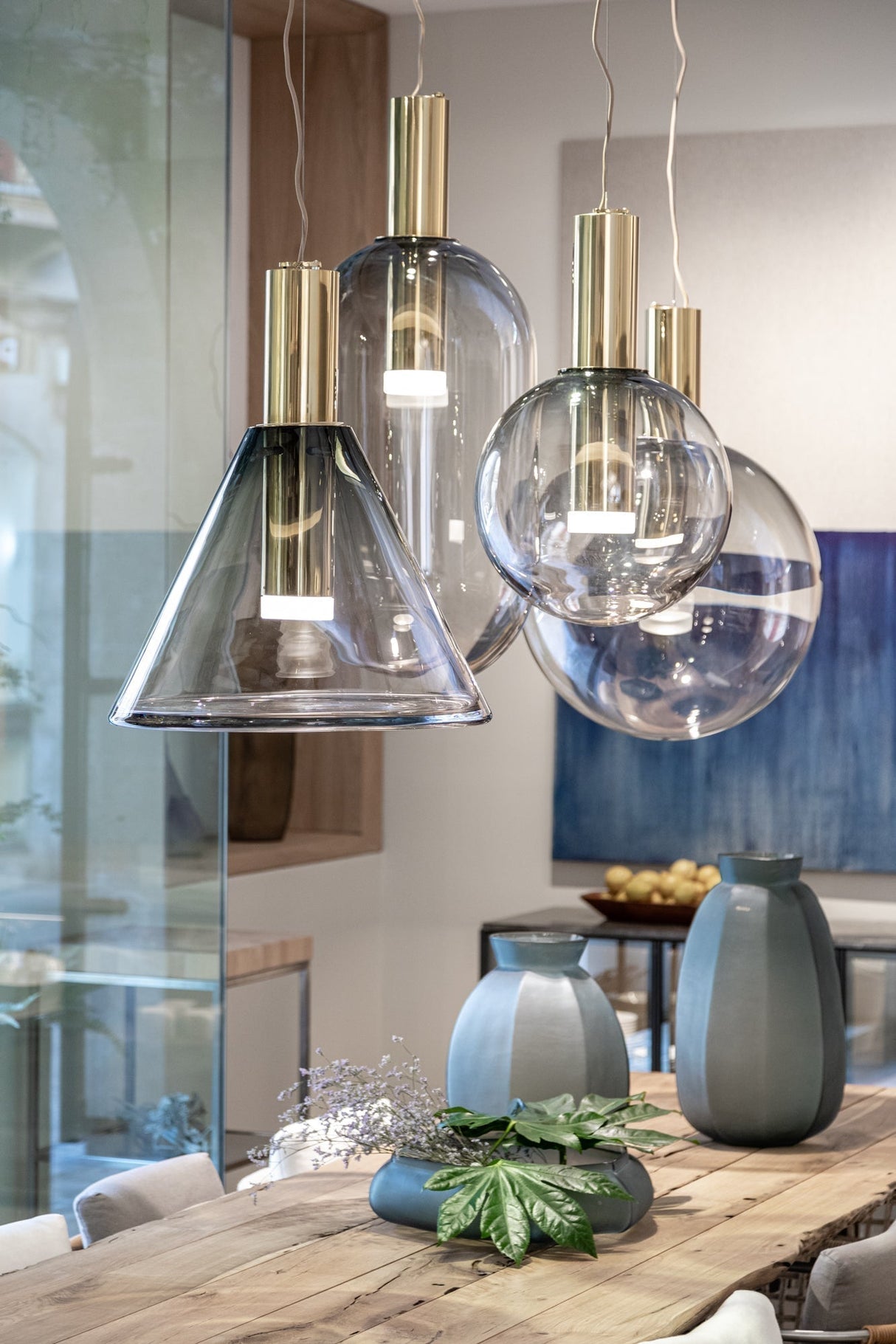 Modern Glass Pendant Light Gradient Color Collection - Product detail 34