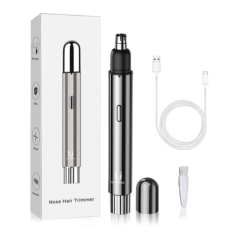 Professional Nose Hair Trimmer USB Rechargeable Precision Grooming Device - Product showcase