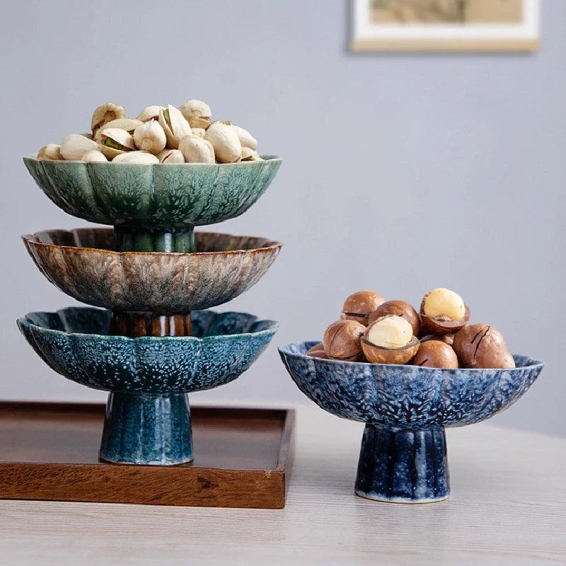 Modern Ceramic Bowl Elevated Sage Green Design - Product detail 5