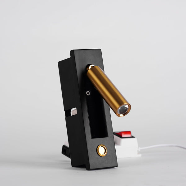 Modern Wall Sconce Brushed Gold LED Reading Light - Product detail 15