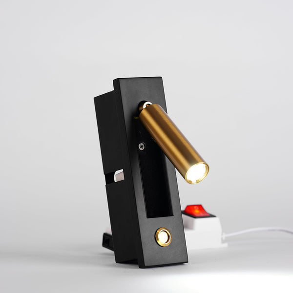 Modern Wall Sconce Brushed Gold LED Reading Light - Product detail 16