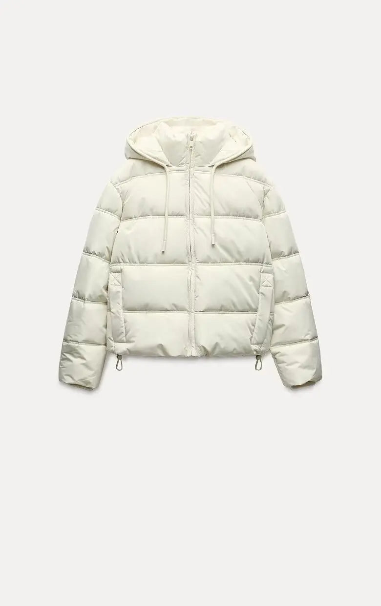 Winter Puffer Jacket Quilted Hooded Design - Product detail 7