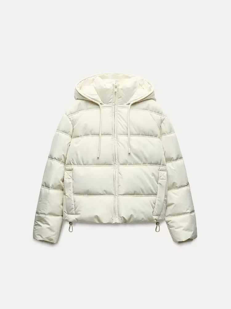 Winter Puffer Jacket Quilted Hooded Design - Product detail 8