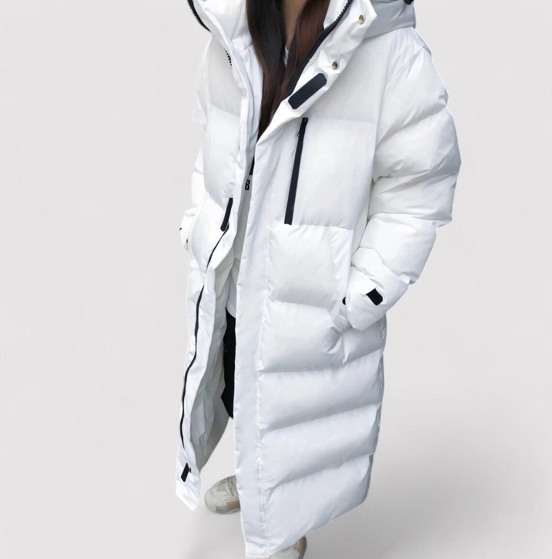 Winter Long Puffer Coat Full-Length Waterproof Design - Product detail 5