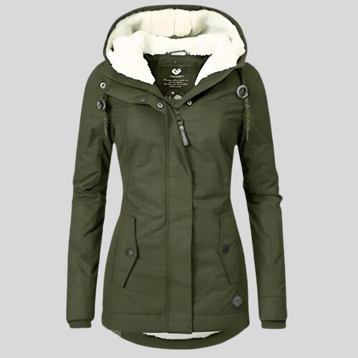 Waterproof Womens Jacket Fleece Lined Rain Protection - Product detail 5
