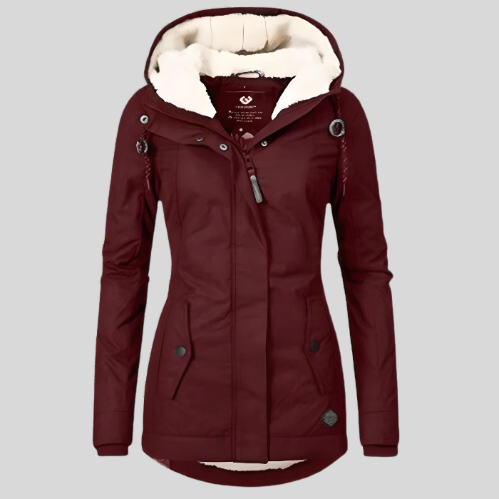 Waterproof Womens Jacket Fleece Lined Rain Protection - Product detail 6