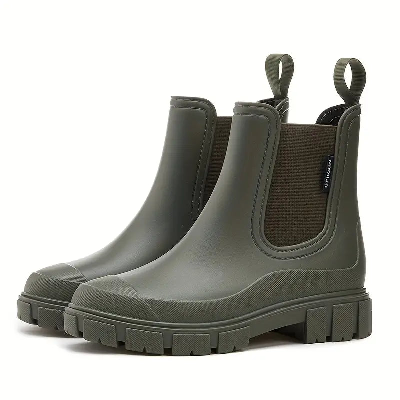 Waterproof Chelsea Boots Chunky Platform Sole Design - Product detail 5
