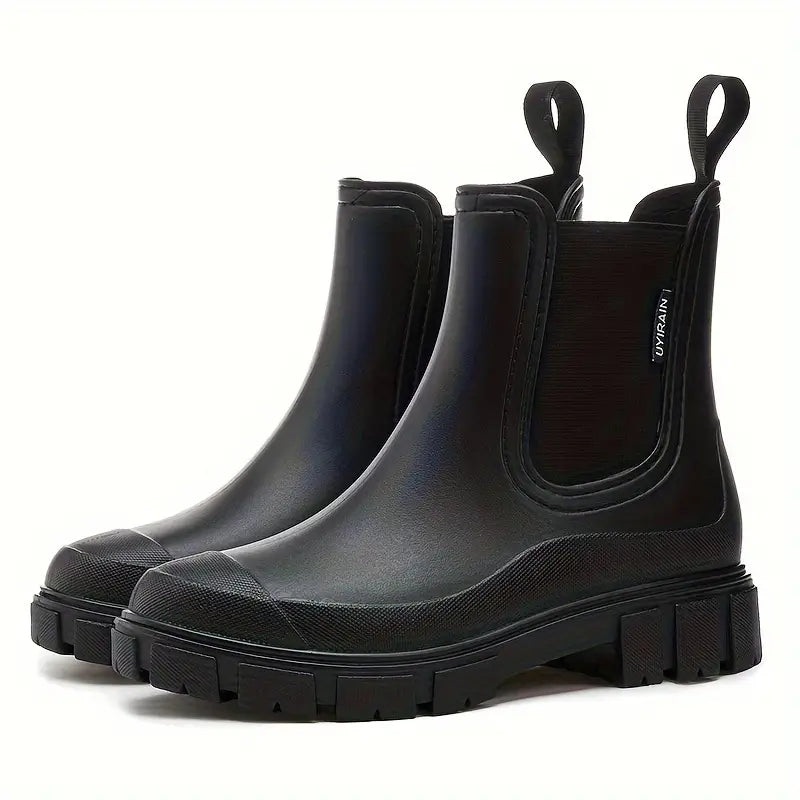 Waterproof Chelsea Boots Chunky Platform Sole Design - Product detail 6