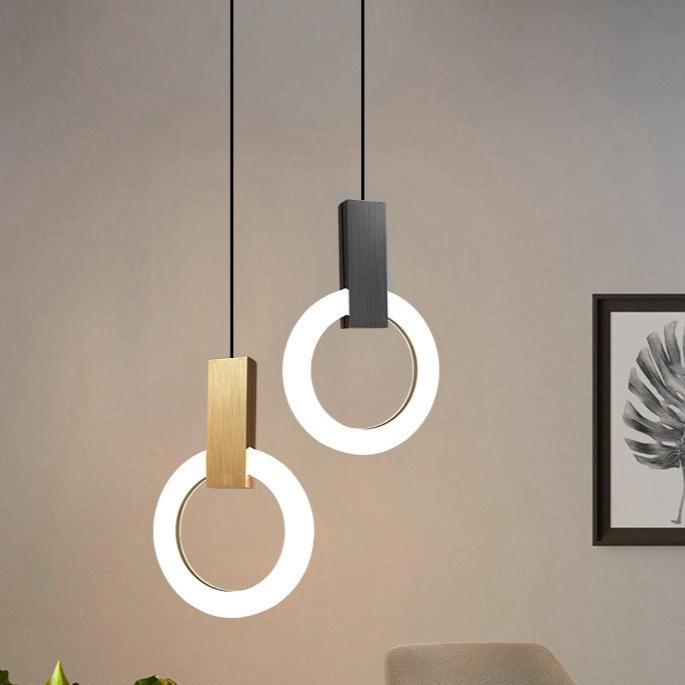 Nordic Ring Pendant Light LED Circle Design - Product detail 5