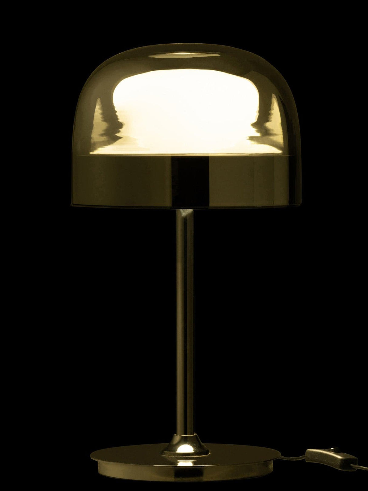 Modern LED Table Lamp Glass Dome with Copper Finish - Product detail 17