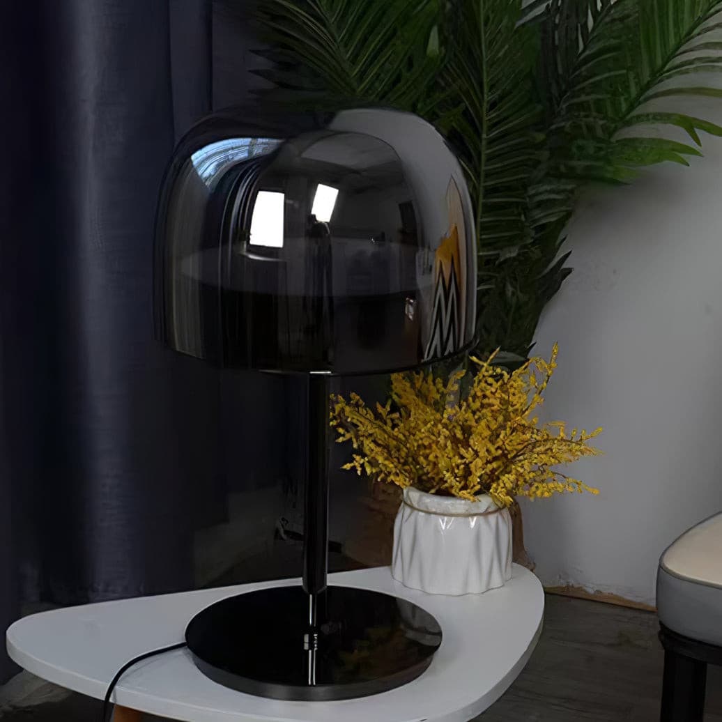 Modern LED Table Lamp Glass Dome with Copper Finish - Product detail 37