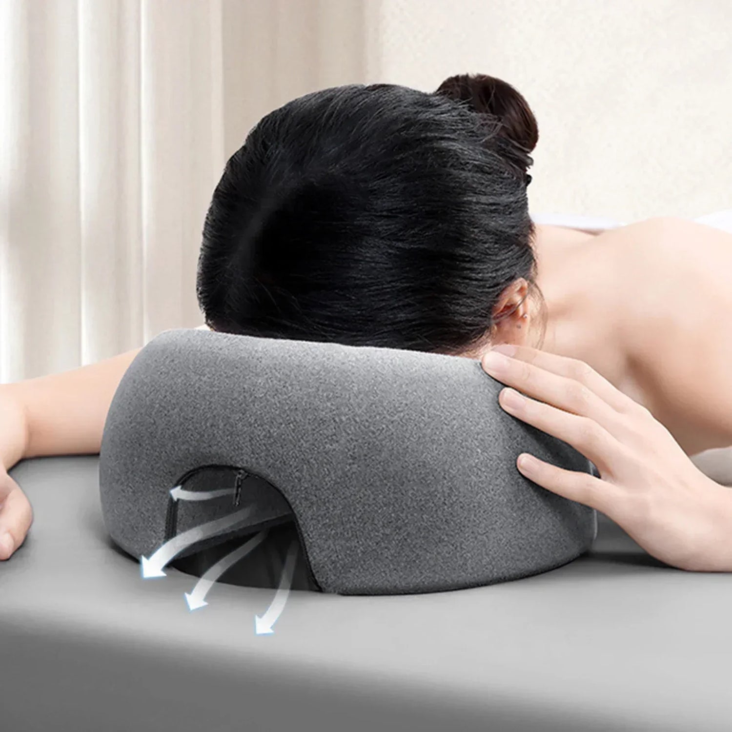 Ergonomic Face Rest Pillow  Memory Foam Salon Support - Product detail 5