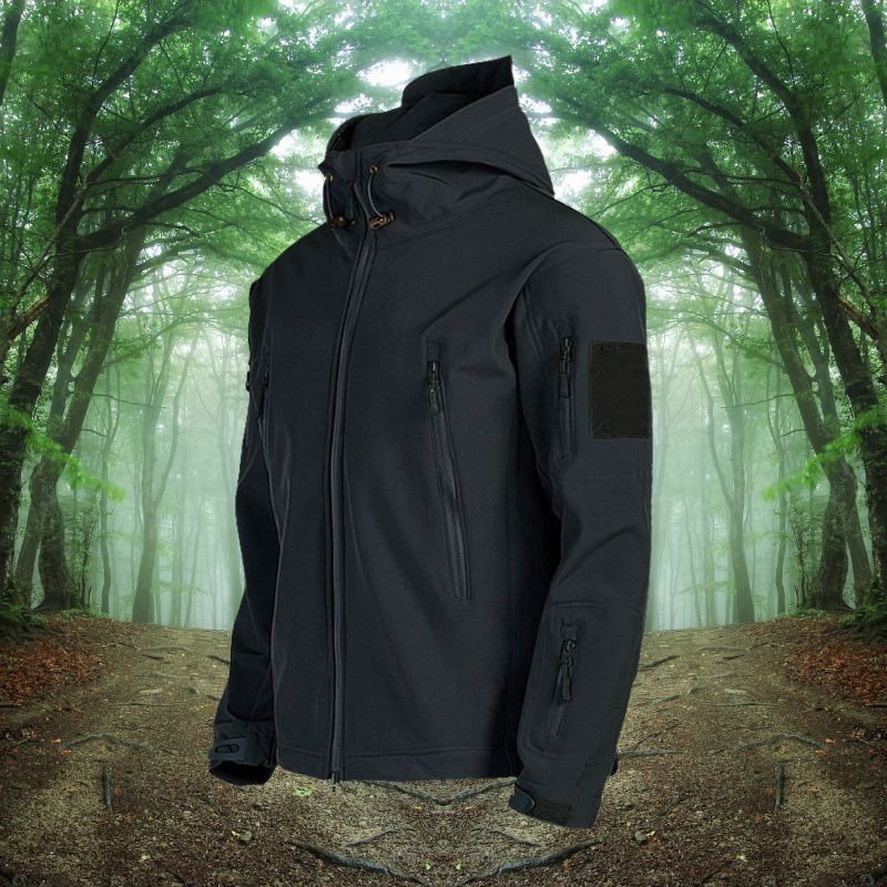 Tactical Outdoor Jacket  Weather Resistant Softshell Design - Product example