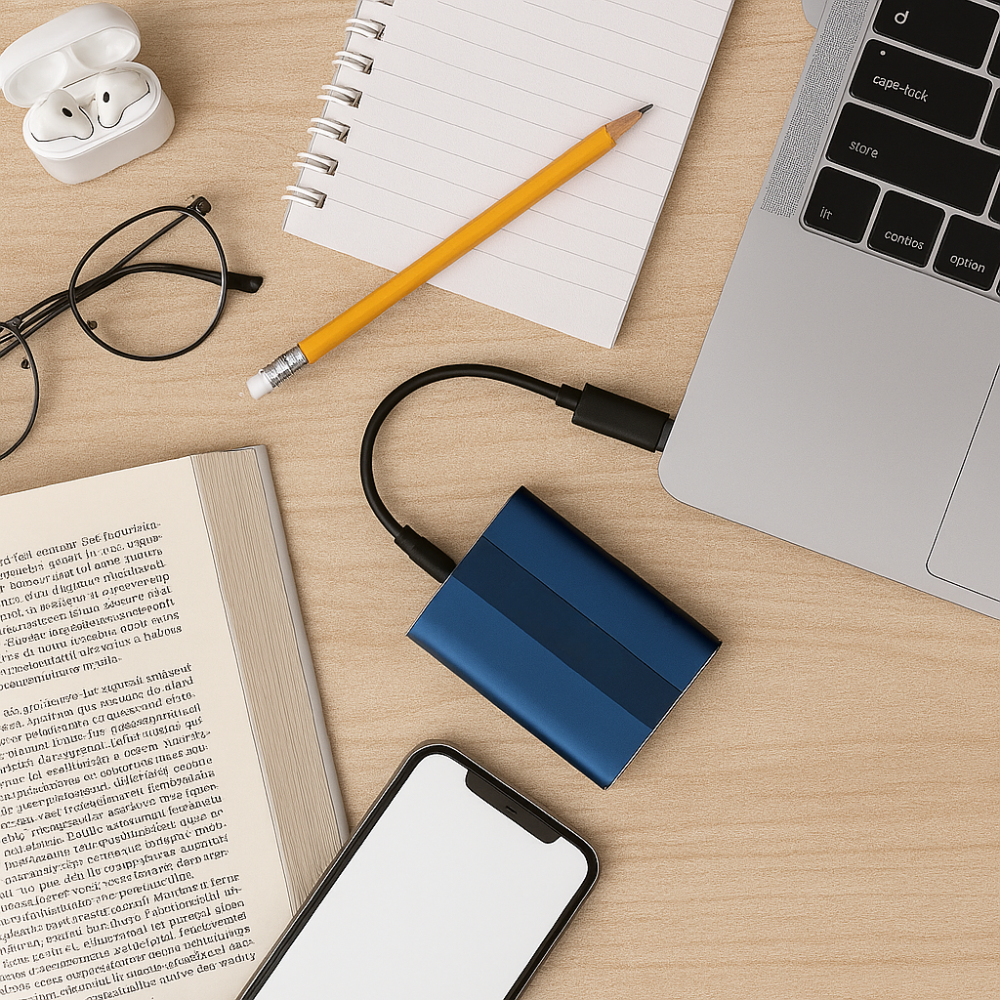 Portable SSD External Hard Drive High-Speed USB-C Compact Storage - Product example