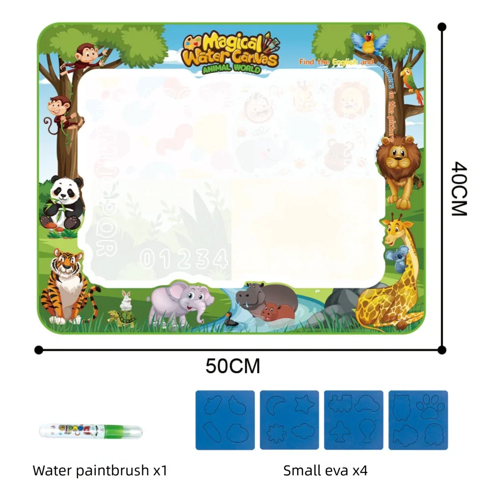 Educational Water Drawing Mat Large Format Creative Play Surface - Product detail 6
