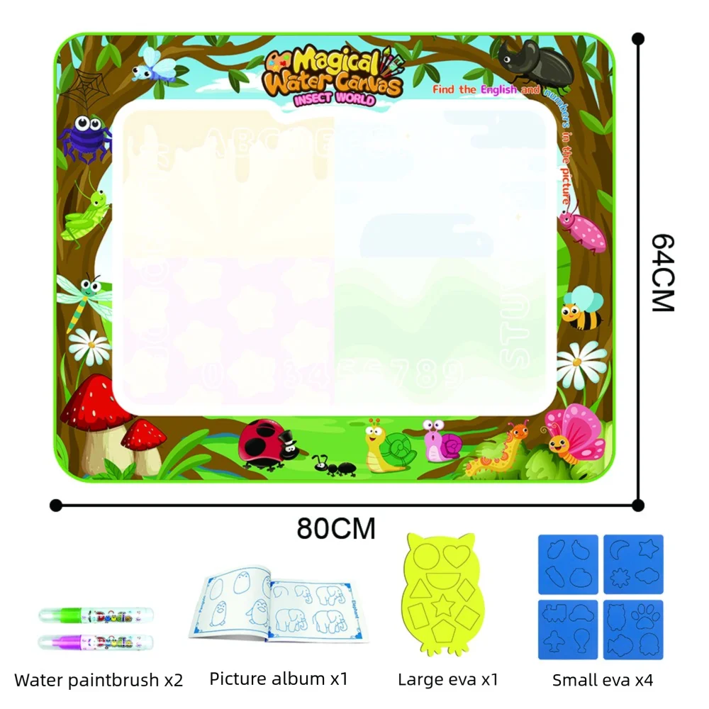 Educational Water Drawing Mat Large Format Creative Play Surface - Product detail 12