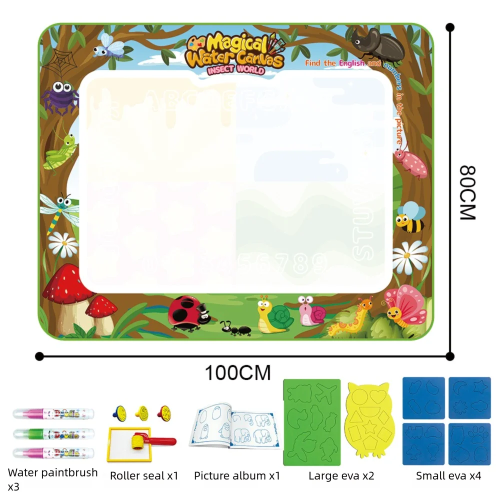 Educational Water Drawing Mat Large Format Creative Play Surface - Product detail 16
