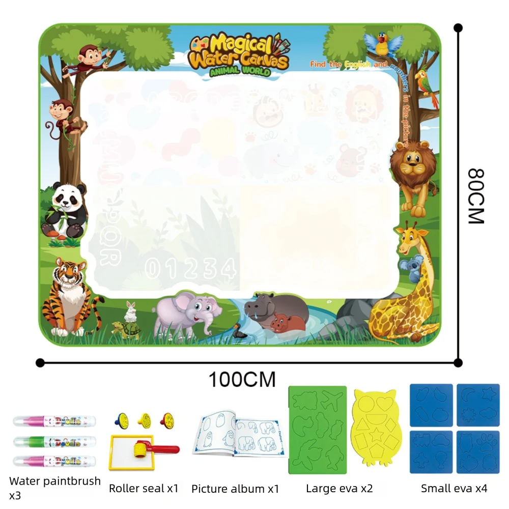 Educational Water Drawing Mat Large Format Creative Play Surface - Product detail 14