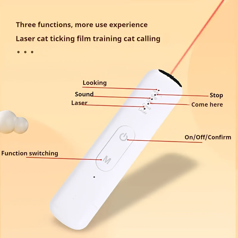 Rechargeable Cat Laser Toy Interactive Pet Exercise Device - Product example
