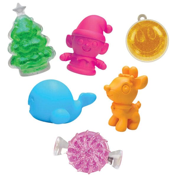 Fidget Advent Calendar 24 Squishy Toys Christmas Countdown - Detailed view